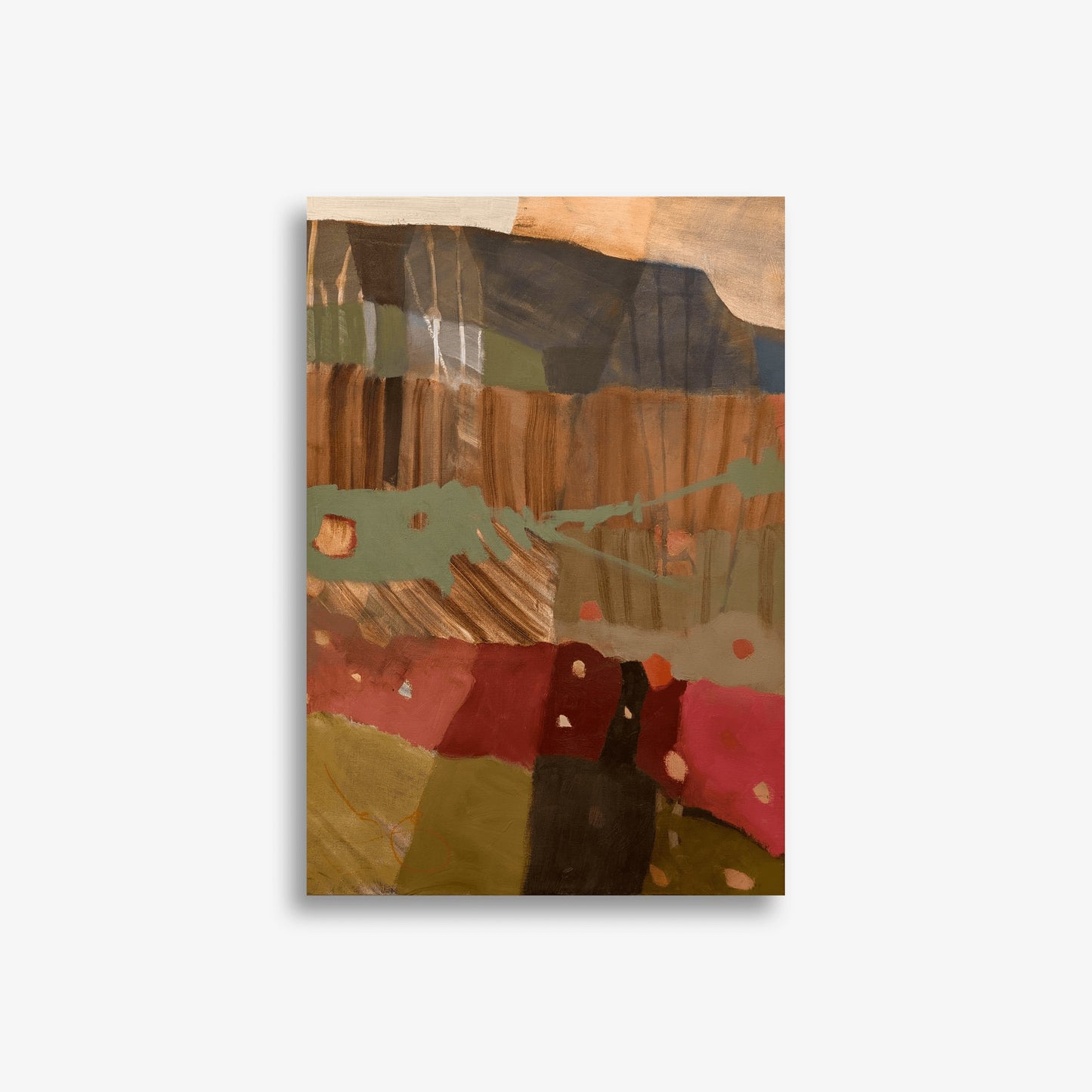 Green and Red Landscape