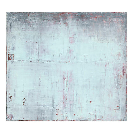 Blue & Grey on Red