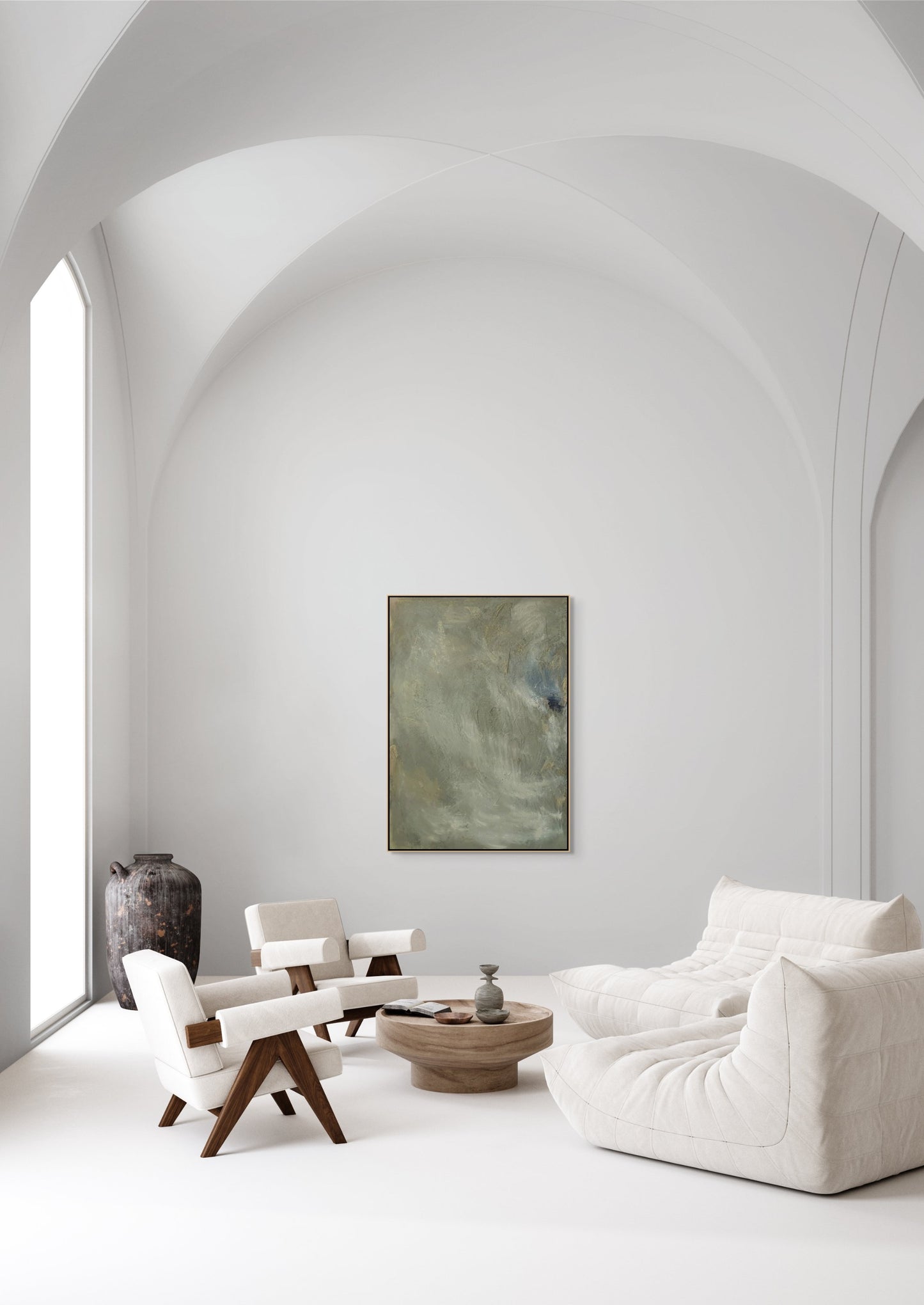 Wabi Sabi French Grey, Gold & Blue